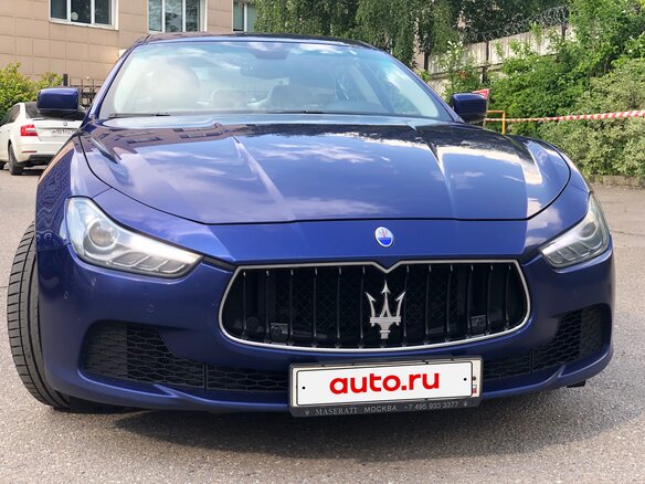 2014 Maserati Ghibli Diesel III, синий, 2299000 рублей - вид 2
