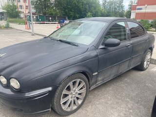 2005 Jaguar X-Type I, чёрный, 370000 рублей, вид 3