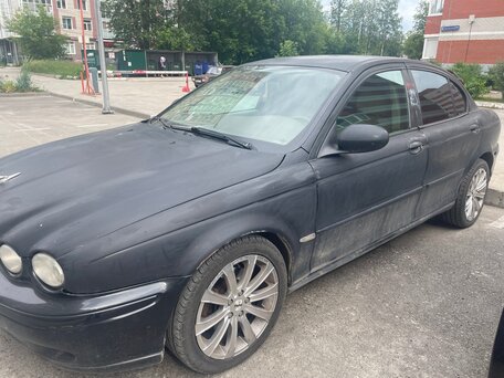 2005 Jaguar X-Type I, чёрный, 370000 рублей, вид 3