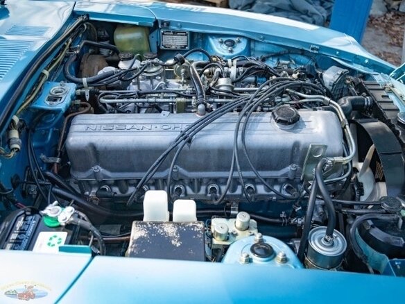 1977 Datsun 280Z 4-speed, голубой, 6300000 рублей - вид 27
