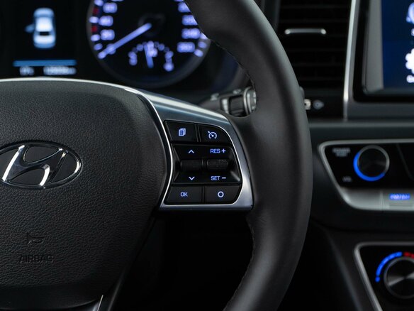 2017 Hyundai Sonata VII (LF) Рестайлинг, голубой - вид 14