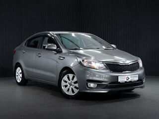 2016 Kia Rio III Рестайлинг, серый, 990000 рублей, вид 1