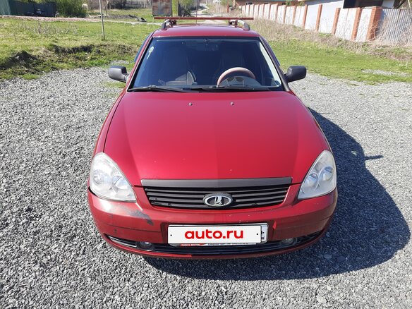 2010 Lada (ВАЗ) Priora I, красный, 320000 рублей