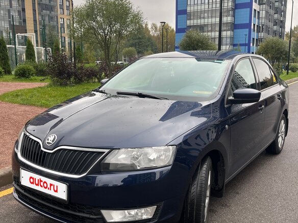 2015 Skoda Rapid I, синий, 900000 рублей