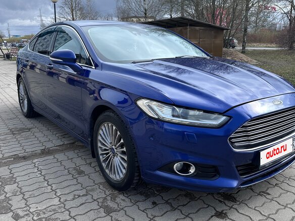 2015 Ford Mondeo V, синий, 1400000 рублей - вид 2