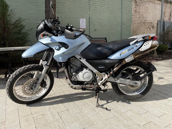 2001 BMW F 650 GS, синий, 310000 рублей - вид 1
