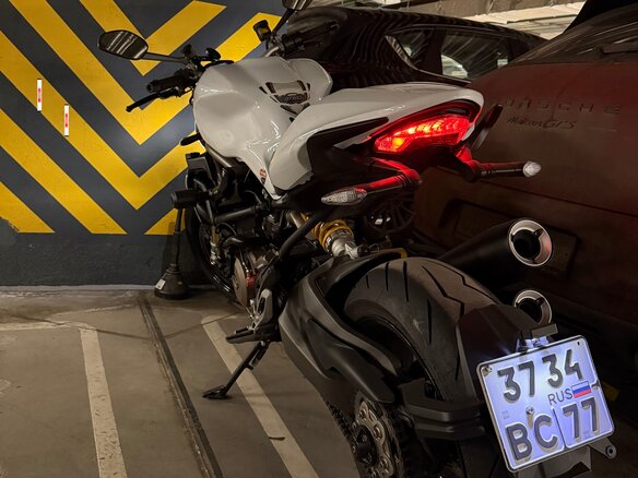 2015 Ducati Monster 1200, белый - вид 7
