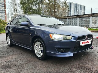 2008 Mitsubishi Lancer X, синий, 850000 рублей, вид 1
