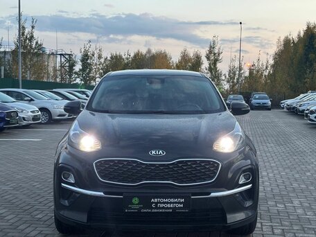 2019 Kia Sportage IV Рестайлинг, чёрный, 1950000 рублей, вид 2
