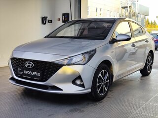 2020 Hyundai Solaris II Рестайлинг, серебристый, 1430000 рублей, вид 1