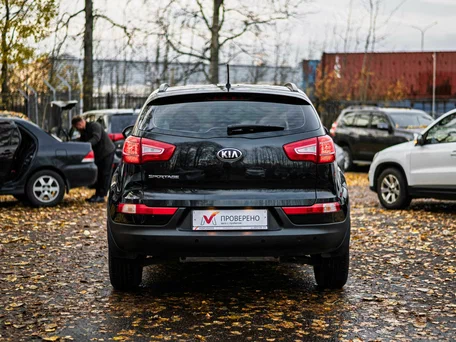 2013 Kia Sportage III, чёрный, 1250000 рублей, вид 4