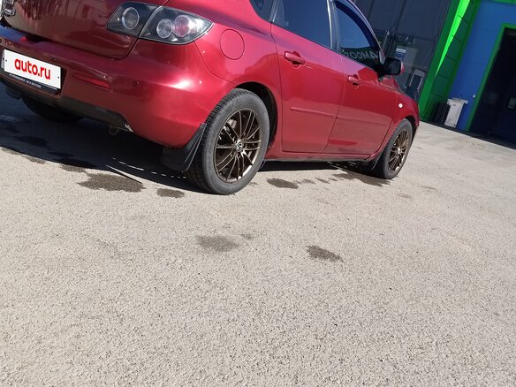 2008 Mazda 3 I (BK) Рестайлинг, красный, 800000 рублей - вид 4