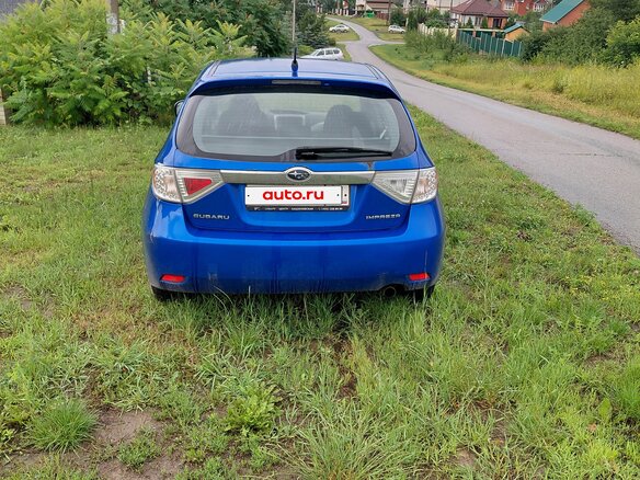 2007 Subaru Impreza III, синий, 850000 рублей - вид 6