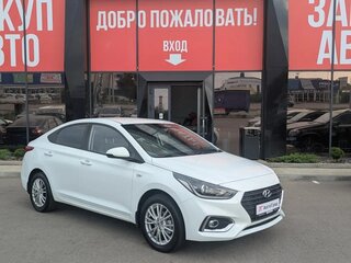 2017 Hyundai Solaris II, белый, 1230000 рублей, вид 3