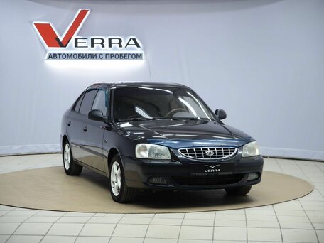 2007 Hyundai Accent ТагАЗ II, чёрный, 270000 рублей, вид 3
