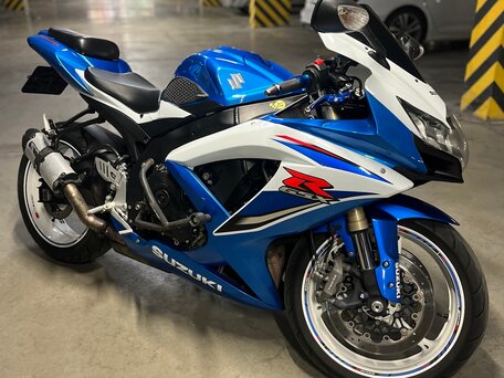 2009 Suzuki GSX-R 600, синий, 700000 рублей, вид 3