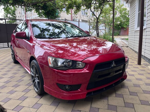 2007 Mitsubishi Lancer X, красный, 1280000 рублей - вид 6