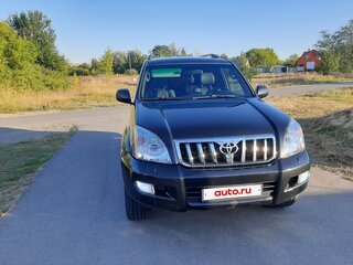 2007 Toyota Land Cruiser Prado 5-speed 120 Series, чёрный, 1900000 рублей, вид 2