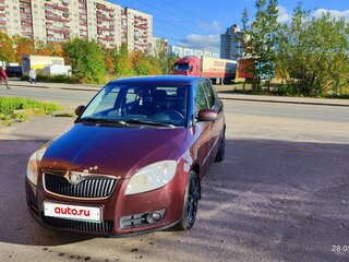 2009 Skoda Fabia II, пурпурный, 420000 рублей, вид 1