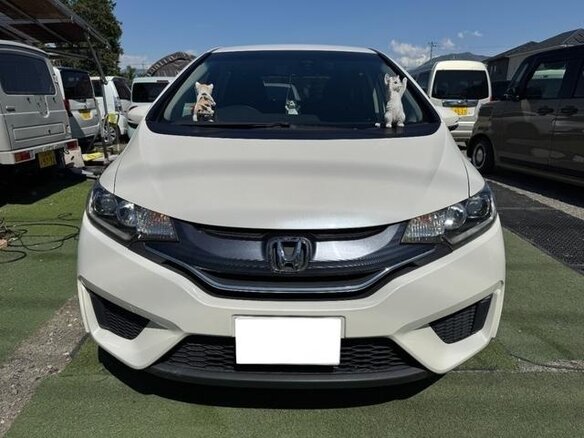 2013 Honda Fit III, белый, 680000 рублей - вид 1
