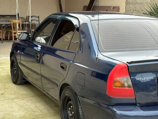 2007 Hyundai Accent ТагАЗ II, синий, 300000 рублей, вид 3