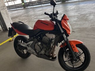 2007 Kawasaki ER-6N, оранжевый, 320000 рублей, вид 3