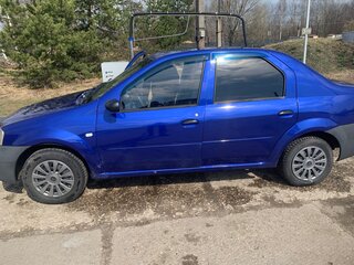 2008 Renault Logan I, синий, 170000 рублей, вид 3
