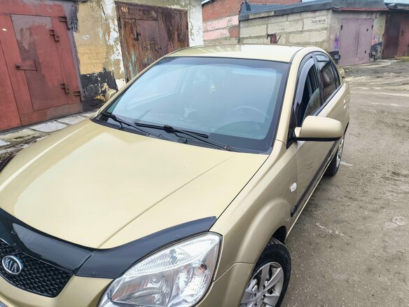 2008 Kia Rio II, бежевый, 430000 рублей - вид 5