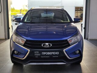 2021 Lada (ВАЗ) Vesta SW Cross I, синий, 965000 рублей, вид 2