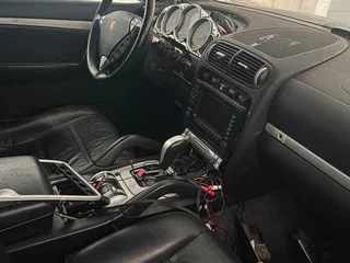 2004 Porsche Cayenne Turbo I (955), чёрный, 1150000 рублей, вид 4