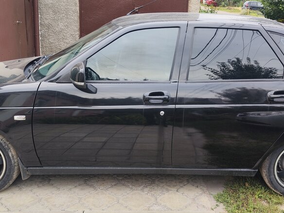 2015 Lada (ВАЗ) Priora I Рестайлинг, чёрный - вид 4