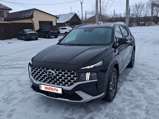 2021 Hyundai Santa Fe IV Рестайлинг, чёрный, 4200000 рублей, вид 1