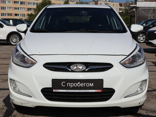 2014 Hyundai Solaris I, белый, 799000 рублей, вид 2