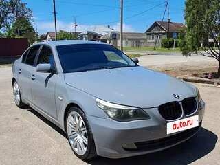 2008 BMW 5 серии 520d V (E60/E61) Рестайлинг, серый, 1200000 рублей, вид 2