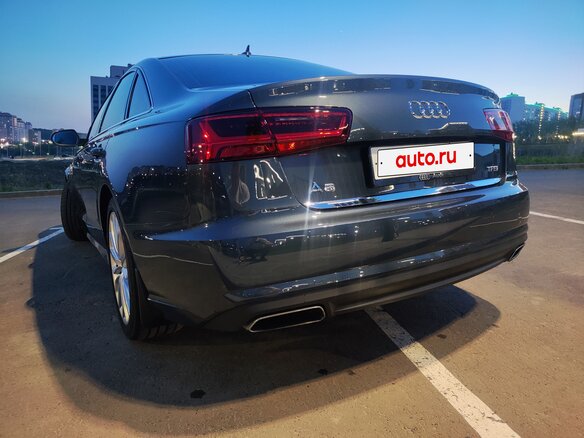 2015 Audi A6 IV (C7) Рестайлинг, серый, 1750000 рублей - вид 6