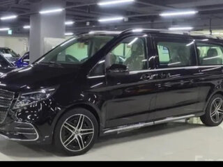 2025 Mercedes-Benz V-Класс Long 300 d длинный III (W447) Рестайлинг 2, чёрный, 14697169 рублей, вид 3