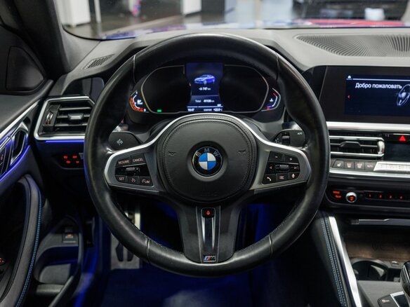 2021 BMW 4 серии 420d xDrive G22, G23, G26, синий - вид 24