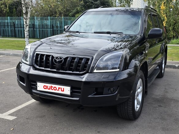 2008 Toyota Land Cruiser Prado 5-speed 120 Series Рестайлинг, чёрный