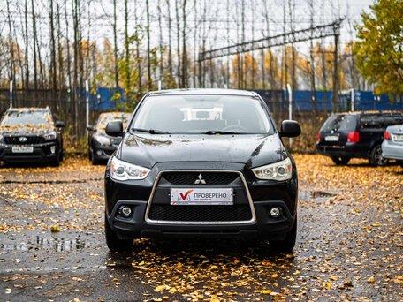 2012 Mitsubishi ASX I, чёрный, 873000 рублей, вид 3
