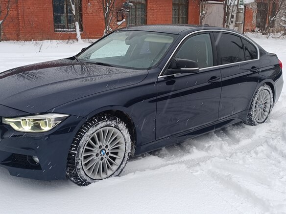 2016 BMW 3 серии 320d xDrive VI (F3x) Рестайлинг, синий, 1850000 рублей - вид 1