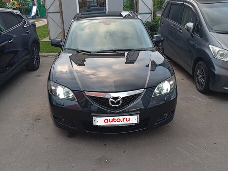 2007 Mazda 3 I (BK) Рестайлинг, чёрный, 730000 рублей, вид 1