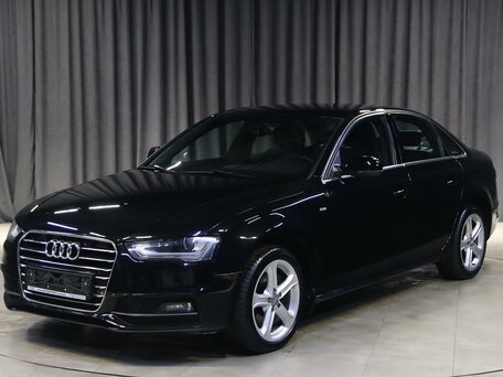 2013 Audi A4 IV (B8) Рестайлинг, чёрный, 1299000 рублей, вид 1