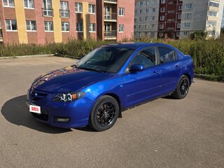 2007 Mazda 3 I (BK) Рестайлинг, синий, 400000 рублей, вид 3
