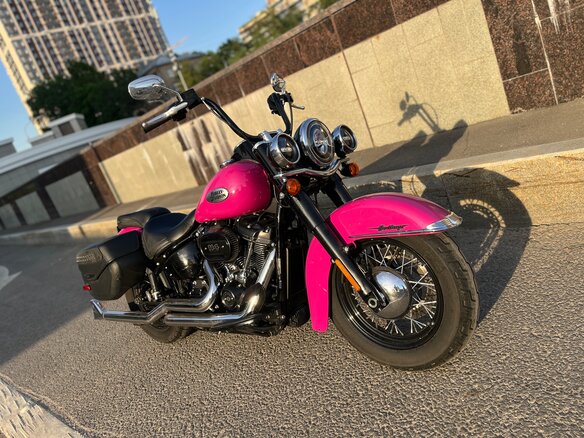 2021 Harley-Davidson Heritage, розовый, 1800000 рублей - вид 6