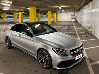 2017 Mercedes-Benz C-Класс AMG 63 AMG S IV (W205), серебристый, 5400000 рублей, вид 1