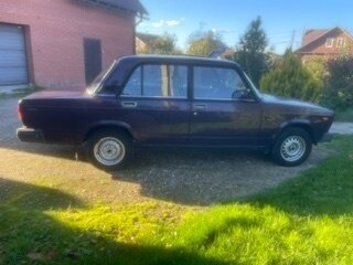 1998 Lada (ВАЗ) 2107, фиолетовый, 300000 рублей, вид 4