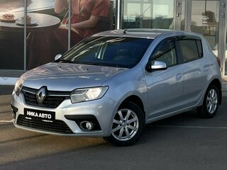 2019 Renault Sandero II Рестайлинг, серебристый, 770000 рублей, вид 1