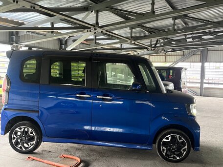 2019 Honda N-BOX II, синий, 1300000 рублей, вид 5