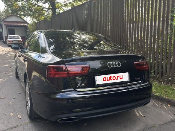 2015 Audi A6 IV (C7) Рестайлинг, чёрный, 2225000 рублей - вид 6