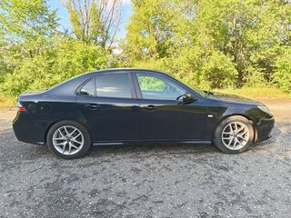 2008 Saab 9-3 II Рестайлинг, чёрный, 550000 рублей, вид 3